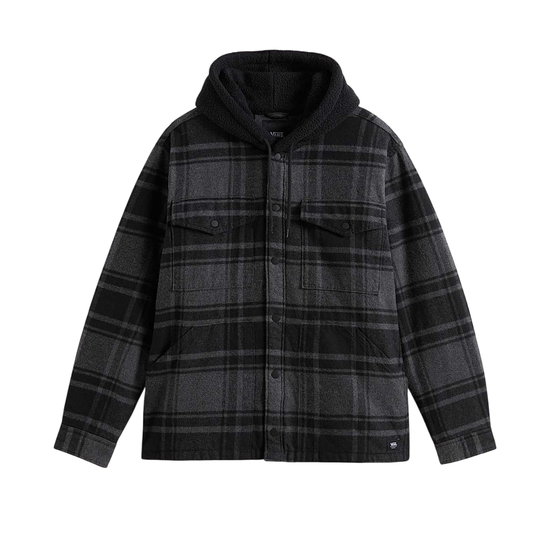 VESTE VANS MN PIEDMONT HOODED PLAID S BLACK